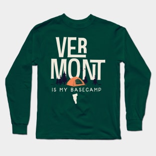 Vermont is my Base Camp Long Sleeve T-Shirt